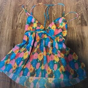 Colorful Floral Kids Camisole